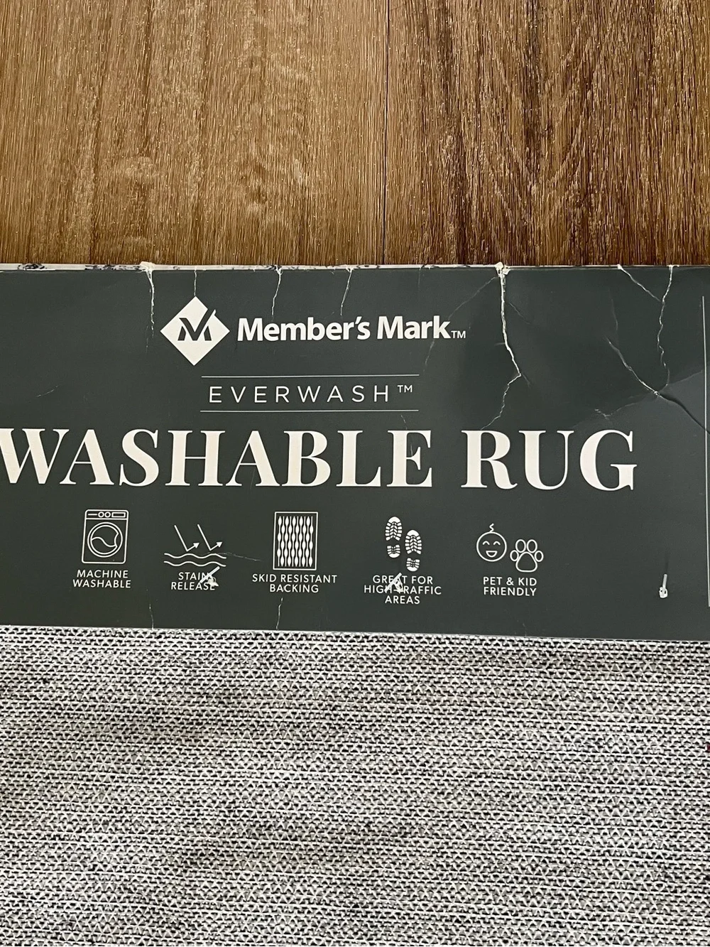 NWT Member's Mark Everwash Washable Accent Rug, 2'x 3'7